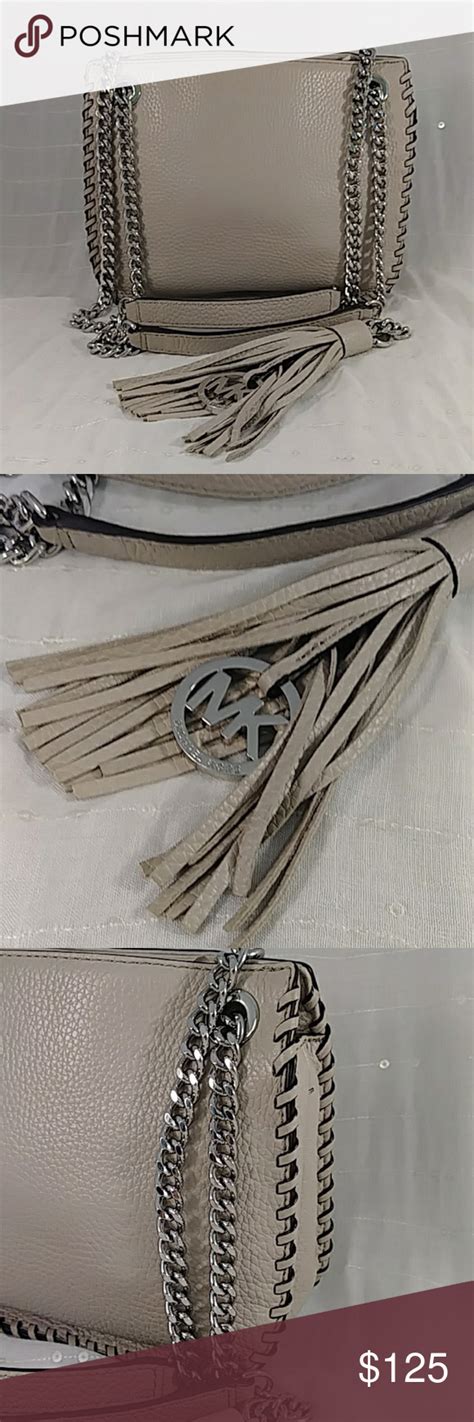 michael kors whipped luggage pebble
